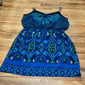 Print dress from Express